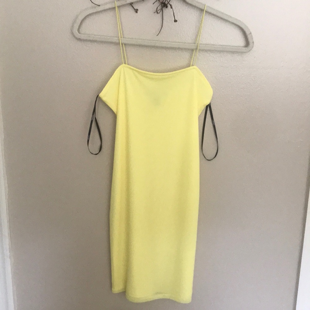 Yellow summer dress